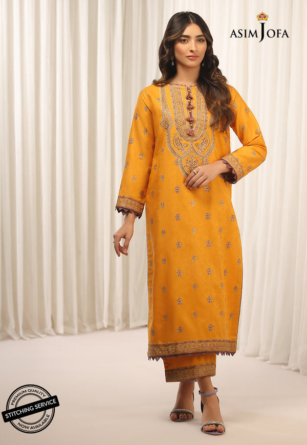 AJWED-05 EMBROIDERED SELF-JACQUARD STITCHED 1 PC