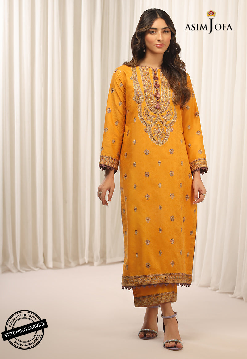 AJWED-05 EMBROIDERED SELF-JACQUARD STITCHED 1 PC