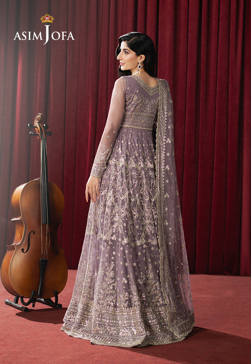 AJPFD-34 EMBROIDERED NET STITCHED 3 PCS