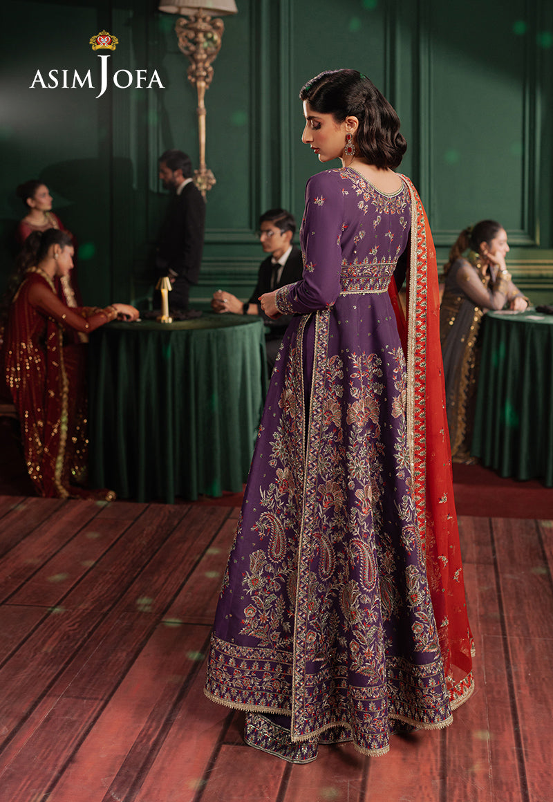 AJPFD-23 EMBROIDERED LAWN SILK Stitched 3 PCS
