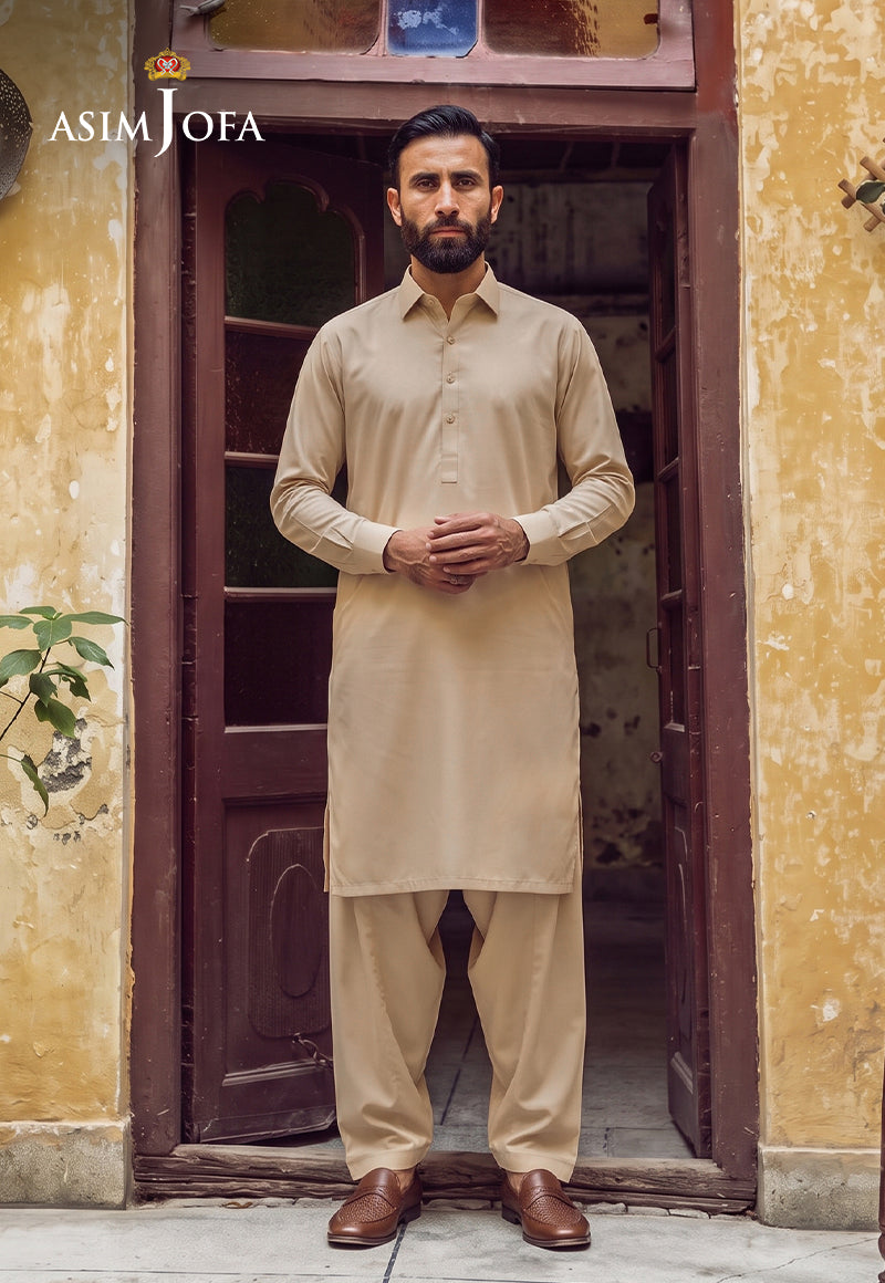 AJUBM-03 UNSTITCHED EGYPTIAN COTTON 2PC