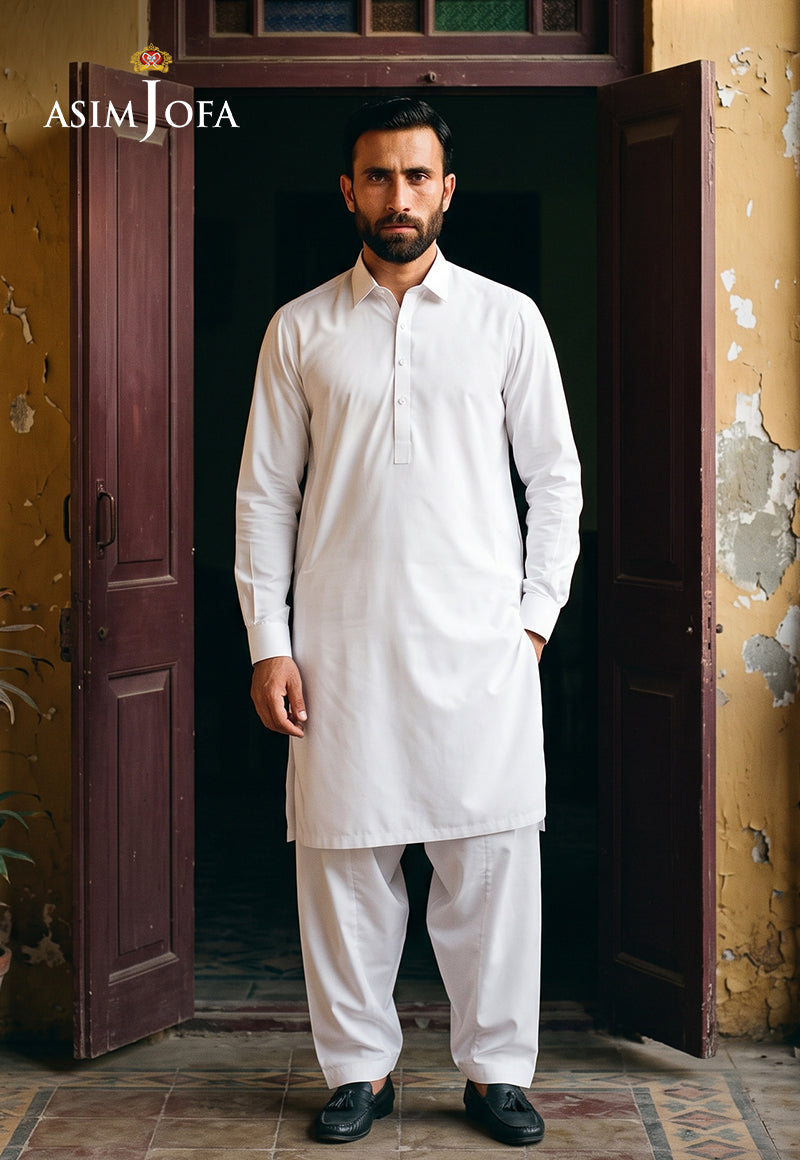 AJUBM-02 UNSTITCHED EGYPTIAN COTTON 2PC