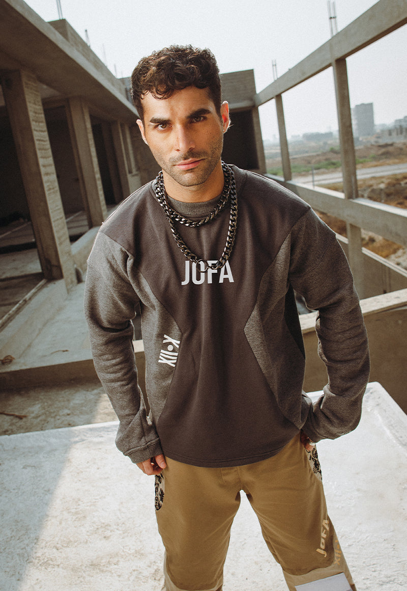 AJWPT-02 UNISEX PANELED SWEATSHIRT 1 PC