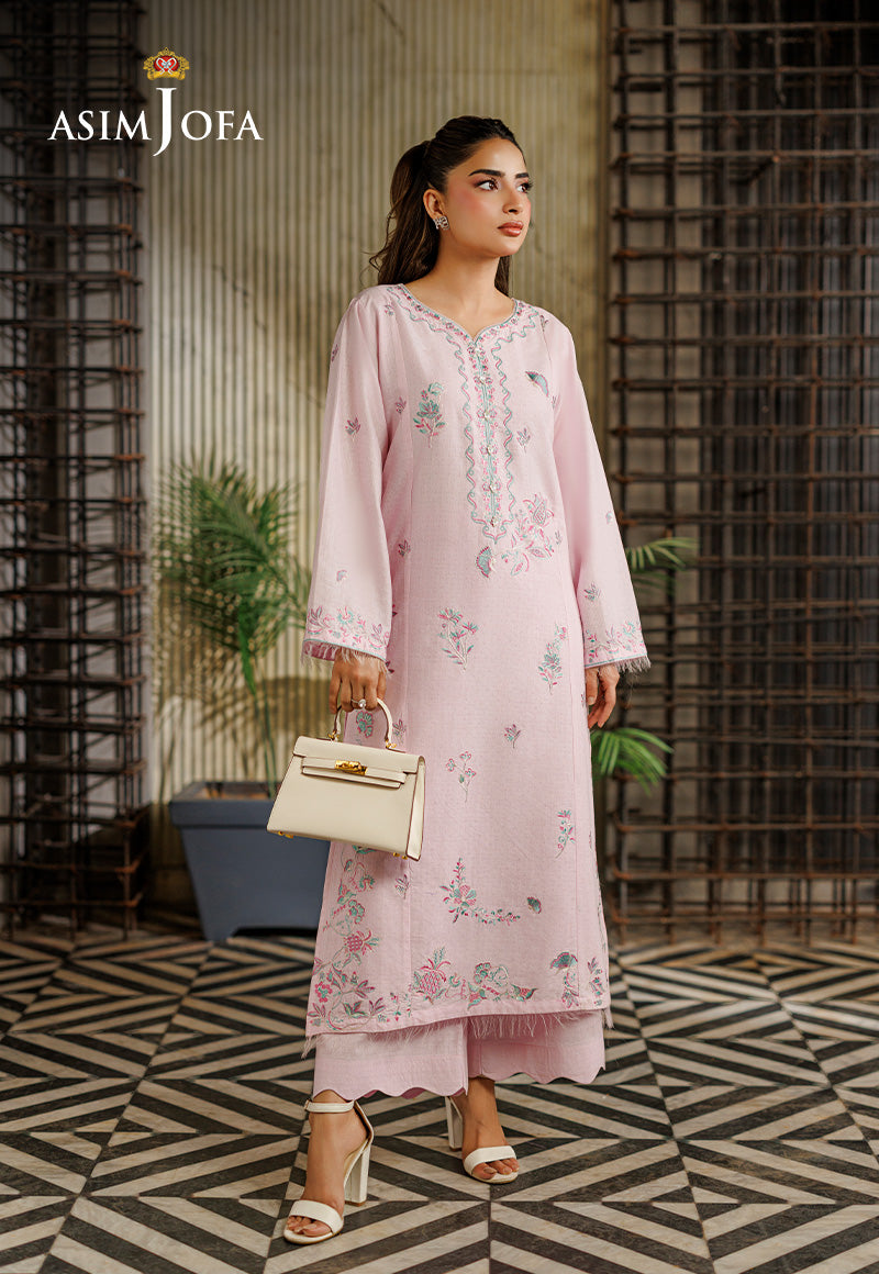 AJPB-302 Embroidered Cotton Dobby Stitched 2pcs