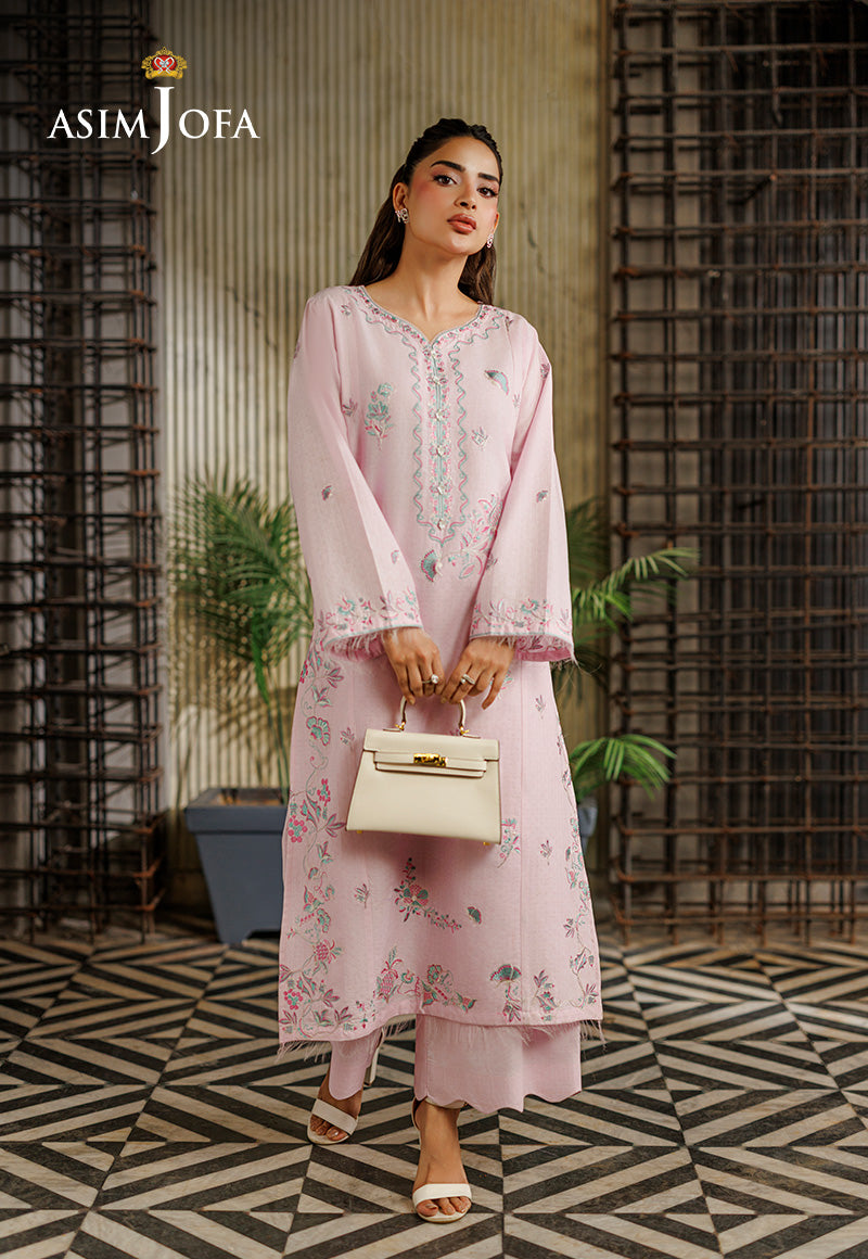 AJPB-302 Embroidered Cotton Dobby Stitched 2pcs