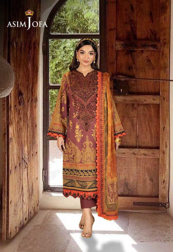 AJRA-04 EMBROIDERED JACQUARD 3 PCS