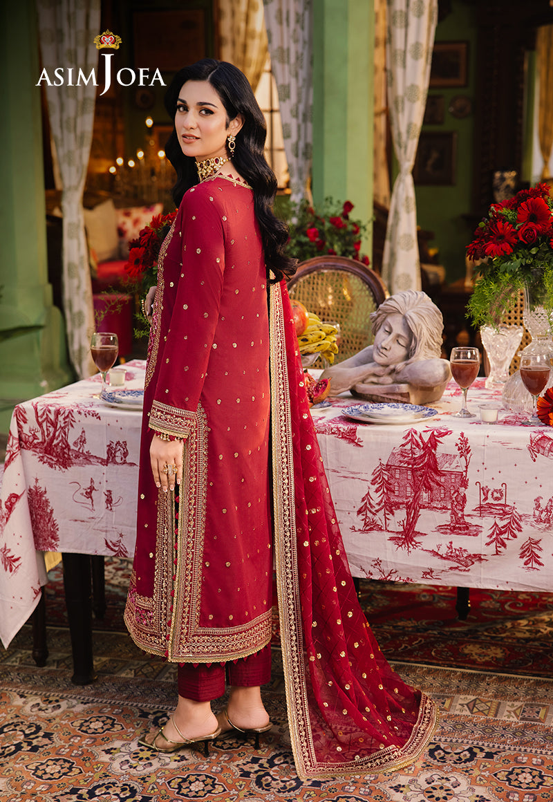 AJLP-06 EMBROIDERED TWISTED LAWN 3PCS