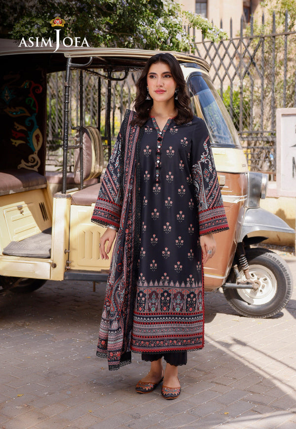 AJPLD-19 PRINTED ARABIC LAWN 3 PCS