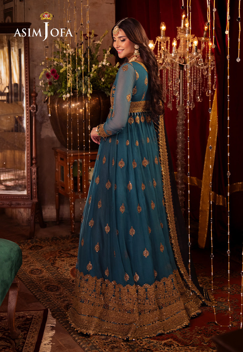 AJYV-09 EMBROIDERED CHIFFON 3 PCS