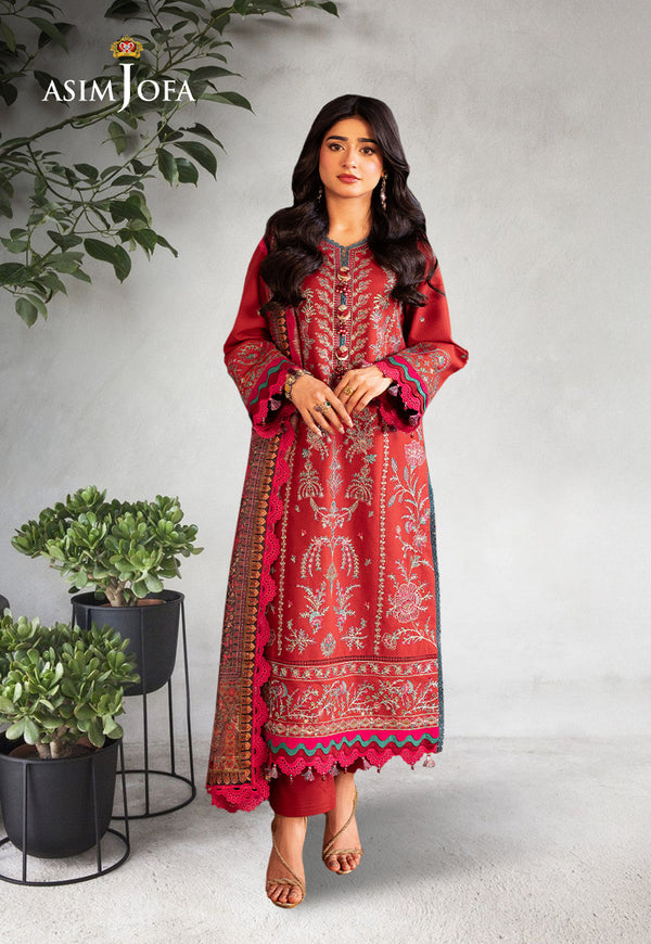 AJRA-26 EMBROIDERED JACQUARD 3 PCS