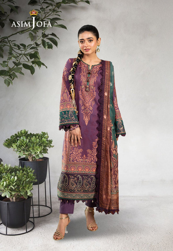 AJRA-02 EMBROIDERED JACQUARD 3 PCS