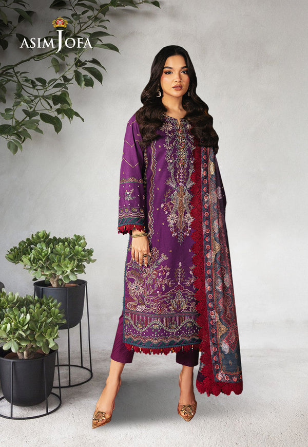 AJRA-22 EMBROIDERED JACQUARD 3 PCS