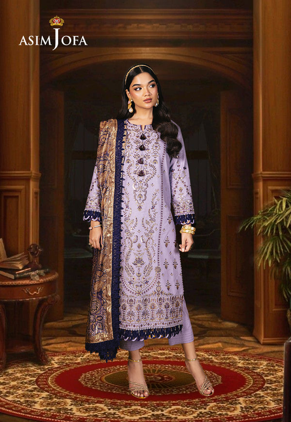 AJRA-19 EMBROIDERED JACQUARD  3 PCS