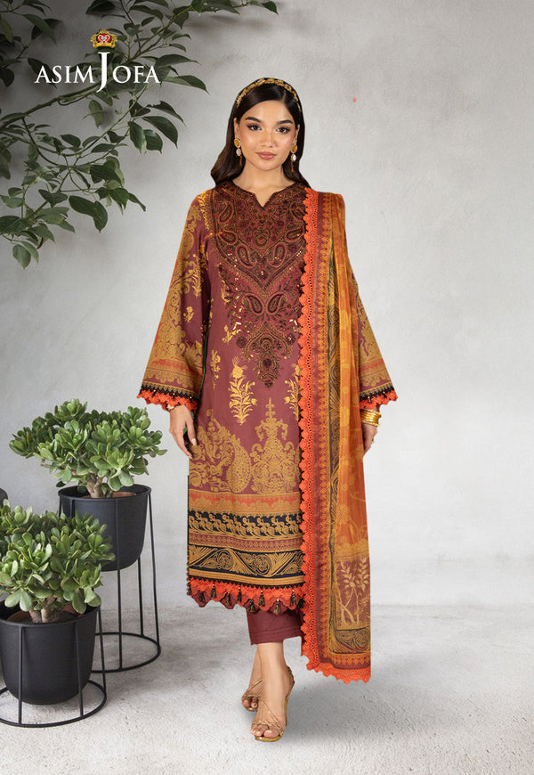 AJRA-04 EMBROIDERED JACQUARD 3 PCS