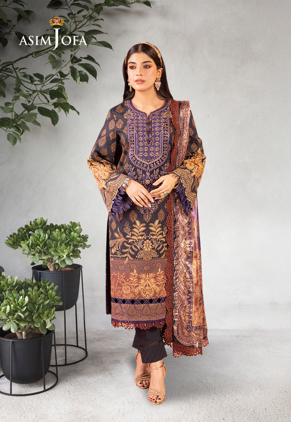 AJRA-01 EMBROIDERED JACQUARD 3 PCS