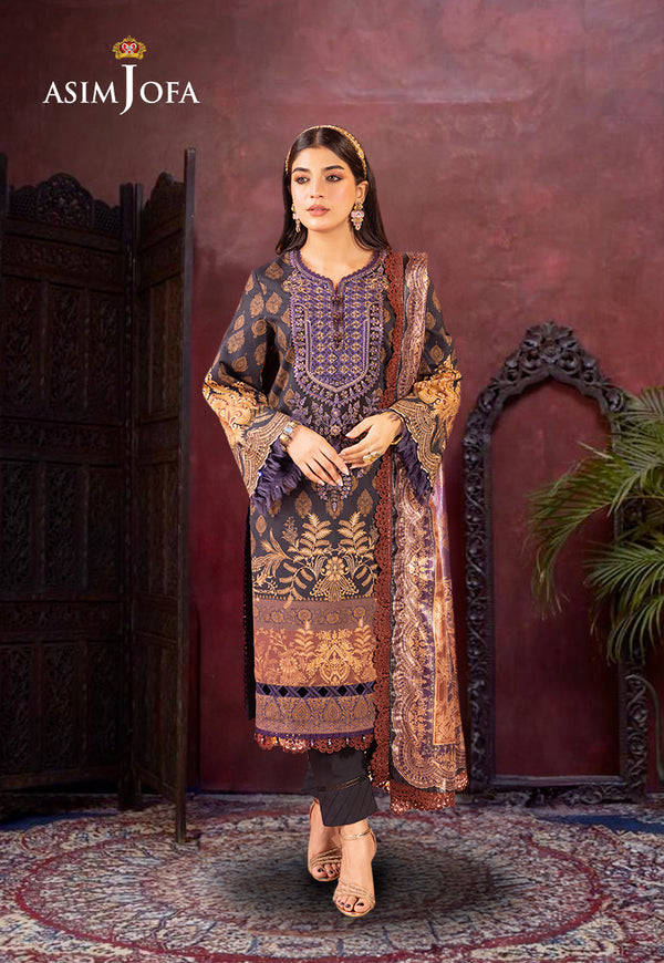 AJRA-01 EMBROIDERED JACQUARD 3 PCS