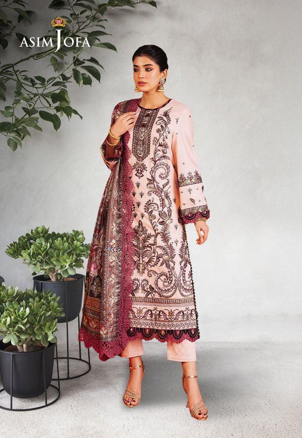 AJRA-29 EMBROIDERED JACQUARD 3 PCS