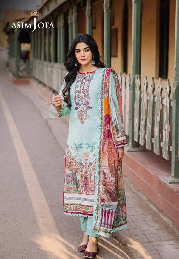 AJBB-07 PRINTED LAWN 3 PCS