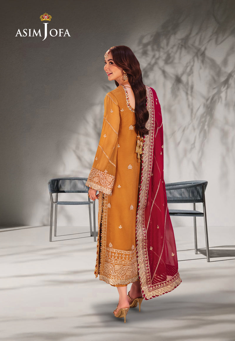 AJKK-12 EMBROIDERED CHIFFON 3 PCS