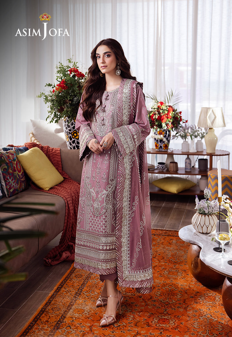 AJURD-02 EMBROIDERED LAWN STITCHED 3 PCS