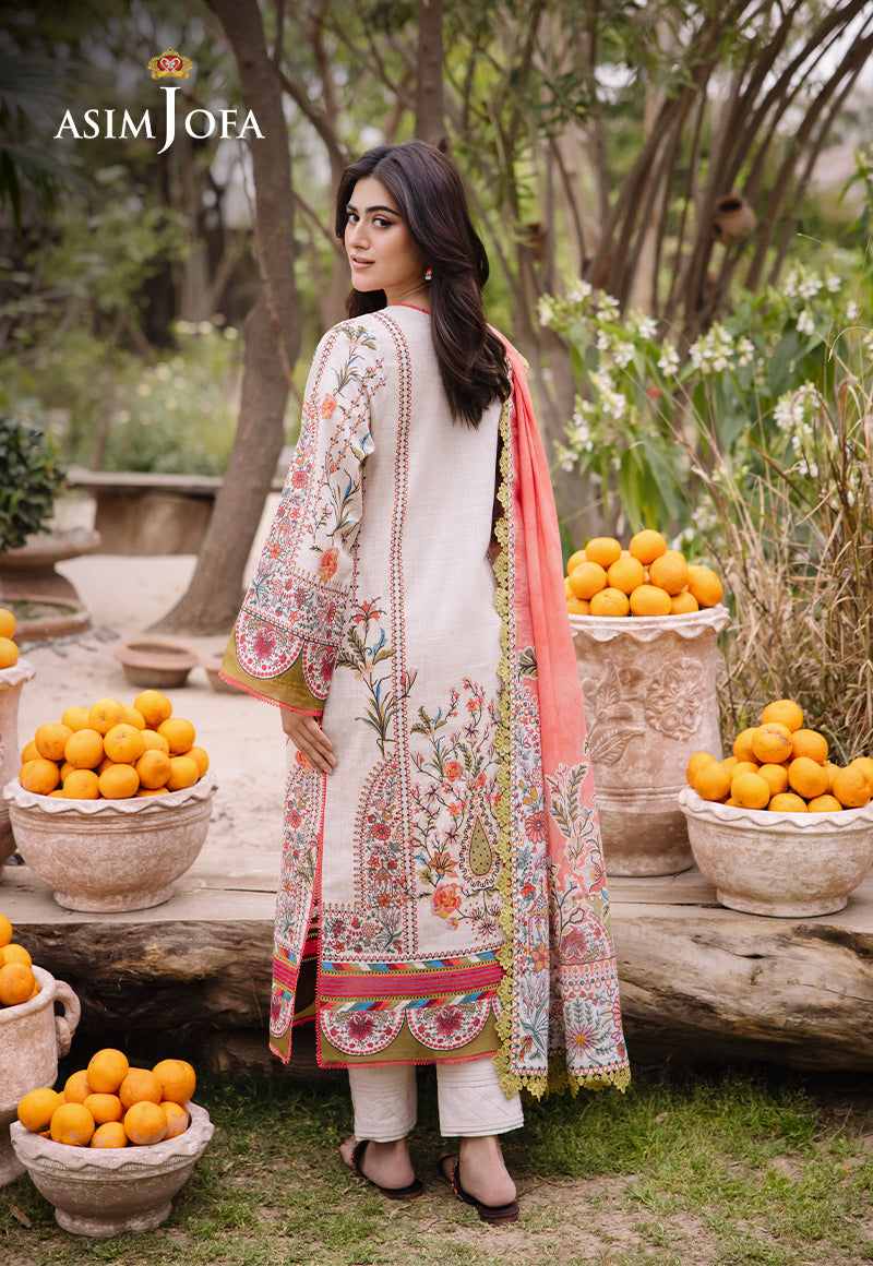 AJBUD-08 PRINTED LAWN STITCHED 3 PCS