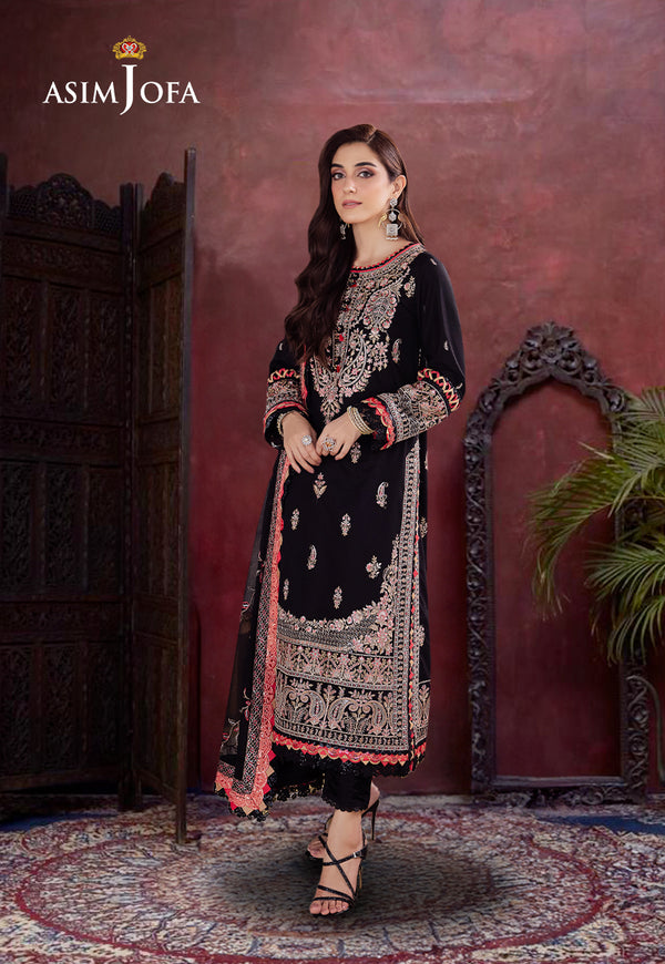 AJUR-08 EMBROIDERED LAWN 3 PCS