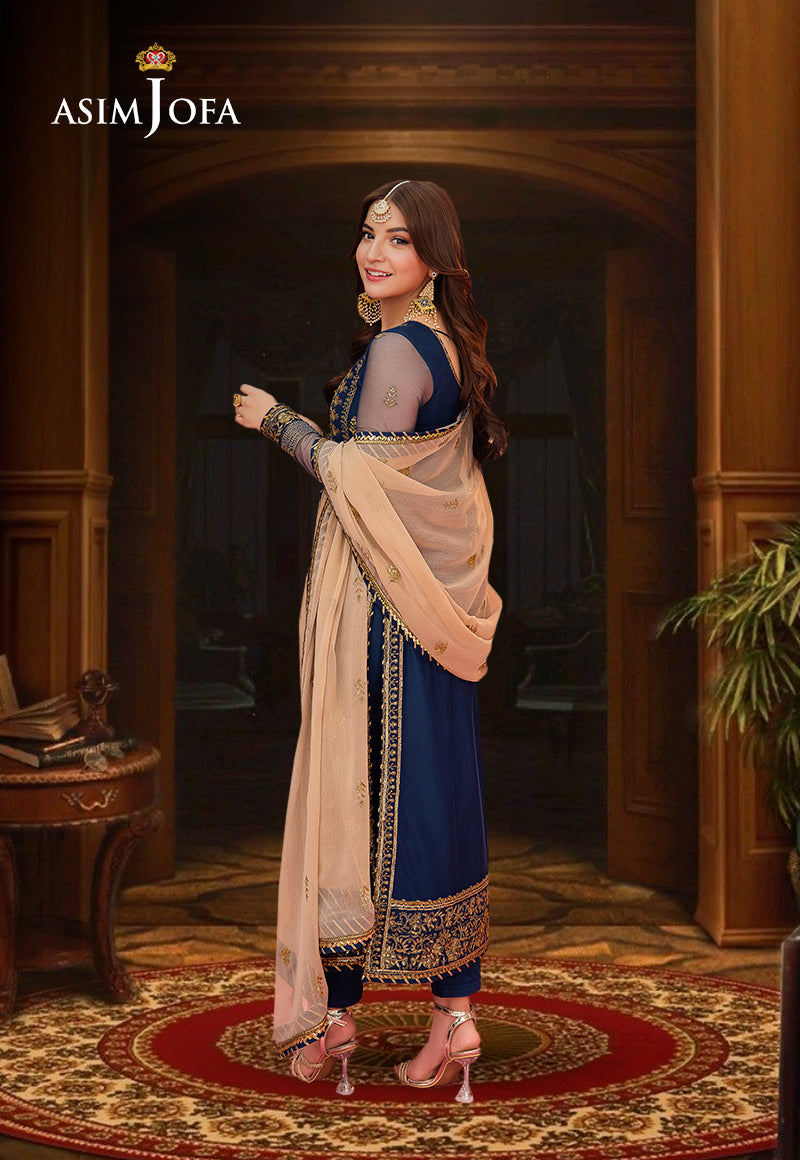 AJMJD-26 EMBROIDERED NET STITCHED 2 PCS