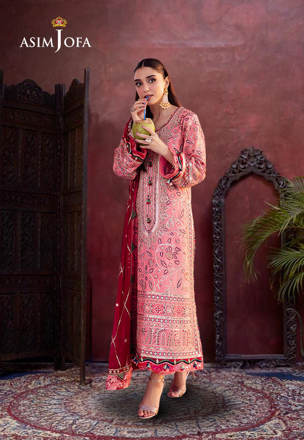 AJUR-06 EMBROIDERED LAWN 3 PCS