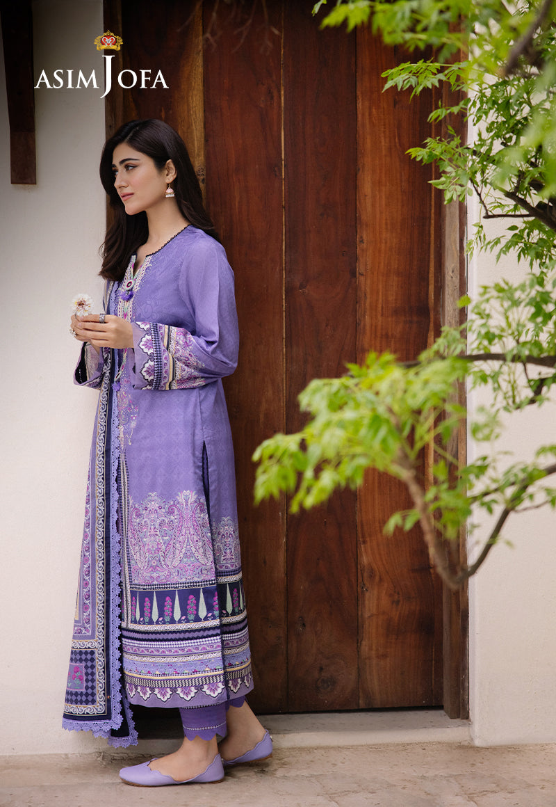 AJBUD-21 PRINTED LAWN STITCHED 3 PCS