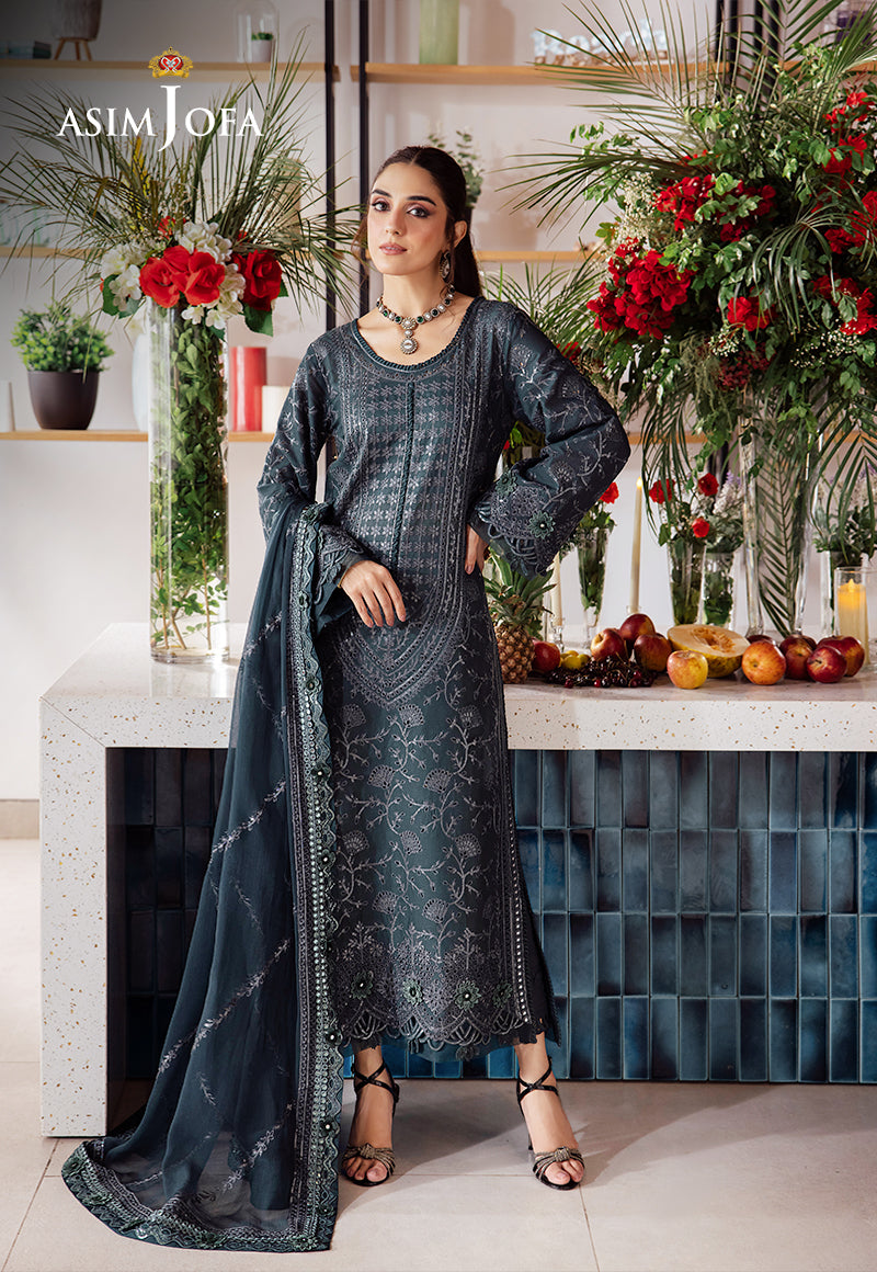Asim Jofa | Uraan Lawn Chiffon Collection | AJUR-06