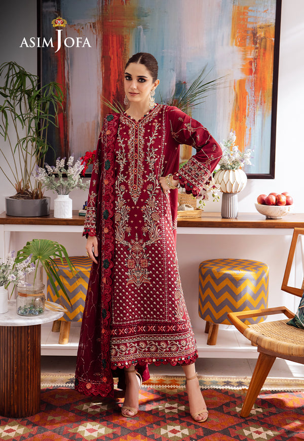 Unstitched - Lawn – Asim Jofa