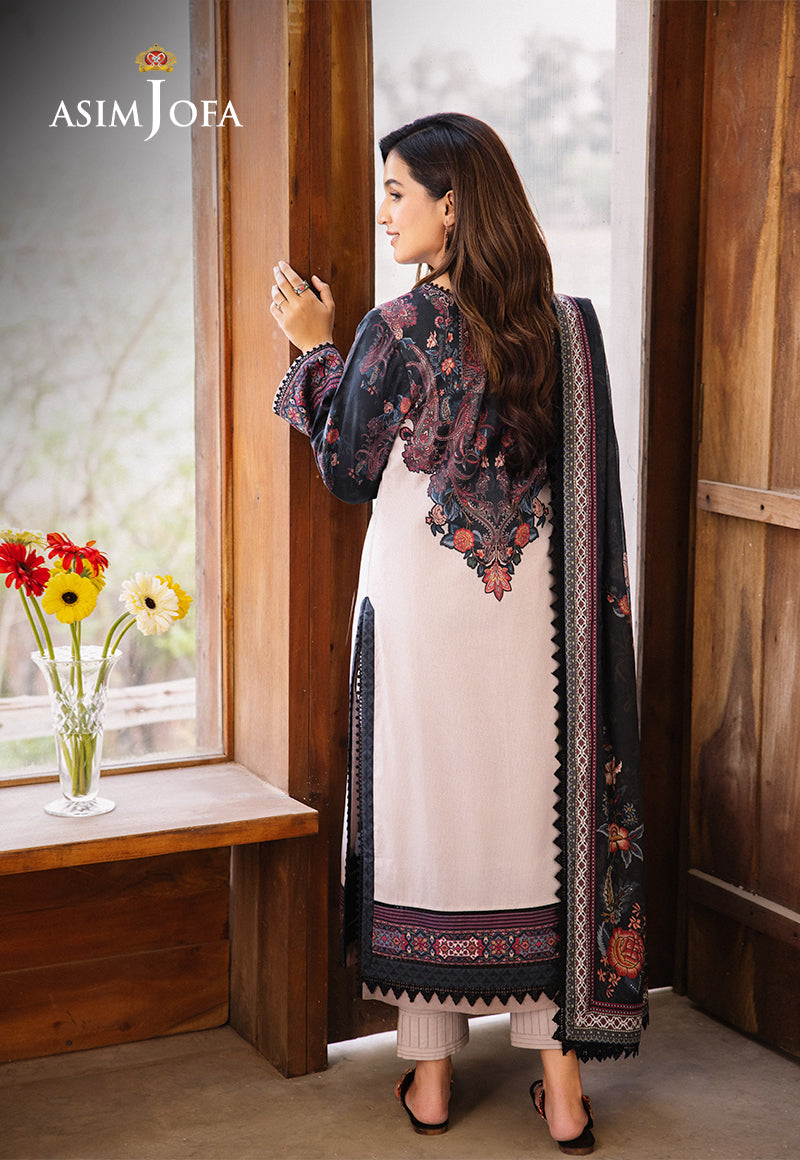 AJBUD-18 PRINTED LAWN STITCHED 3 PCS