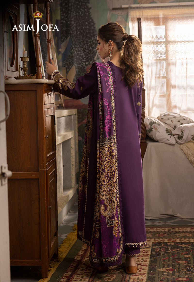 AJNR-12 EMBROIDERED CAMBRIC 3 PCS