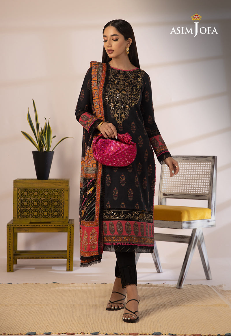 Asim jofa sale black suit