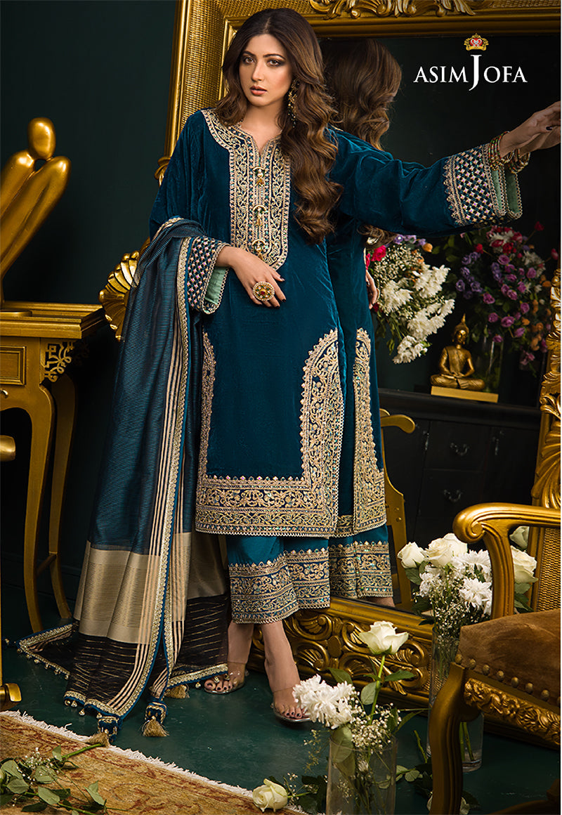 asim jofa velvet shawl