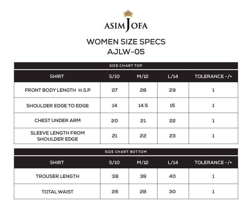 AJLW-05 CROSS WEAVE 2 PCS – Asim Jofa