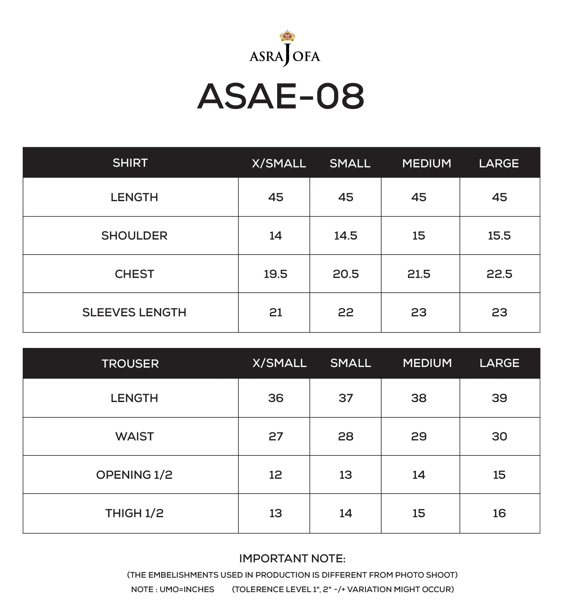 ASAE-08 Embroidered Pret 2 Pcs
