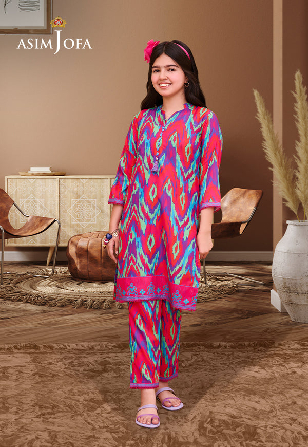 AJGLP-07 PRINTED ARABIC LAWN 2 PCS