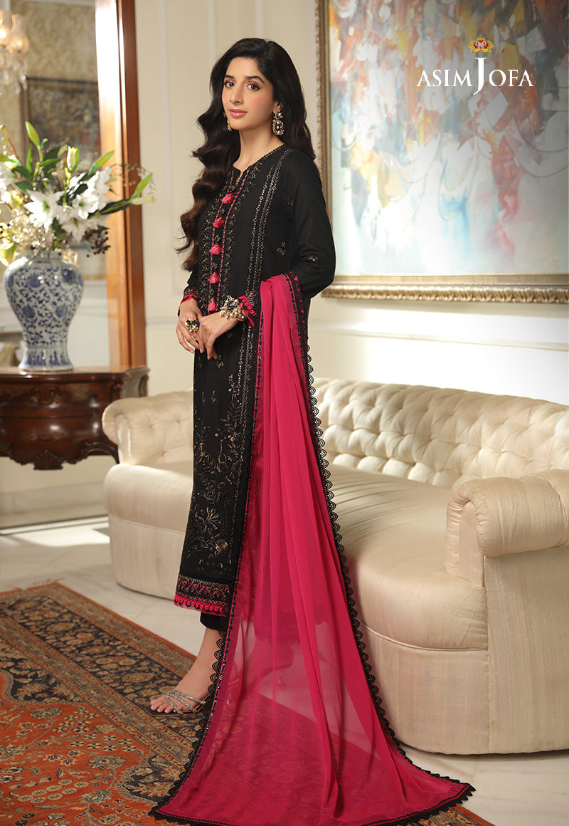 Asim jofa sale black dress