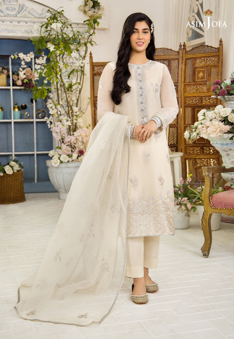 asim jofa casual dresses AJWE-14 EMBROIDERED SELF-JACQUARD 3 PCS