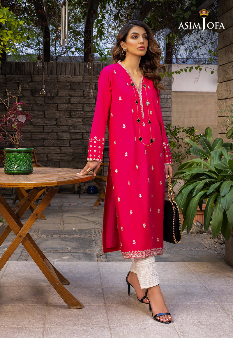 asim jofa casual dresses AJPE-13 (3-PC) EMBROIDERED CAMBRIC 3 PCS