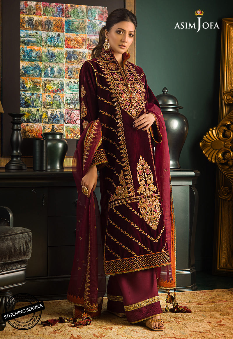 asim jofa velvet shawl