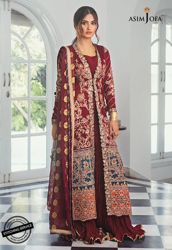 Asim Jofa Luxuxy Chiffon Dress Design No : 1507 – Eastern Fashion