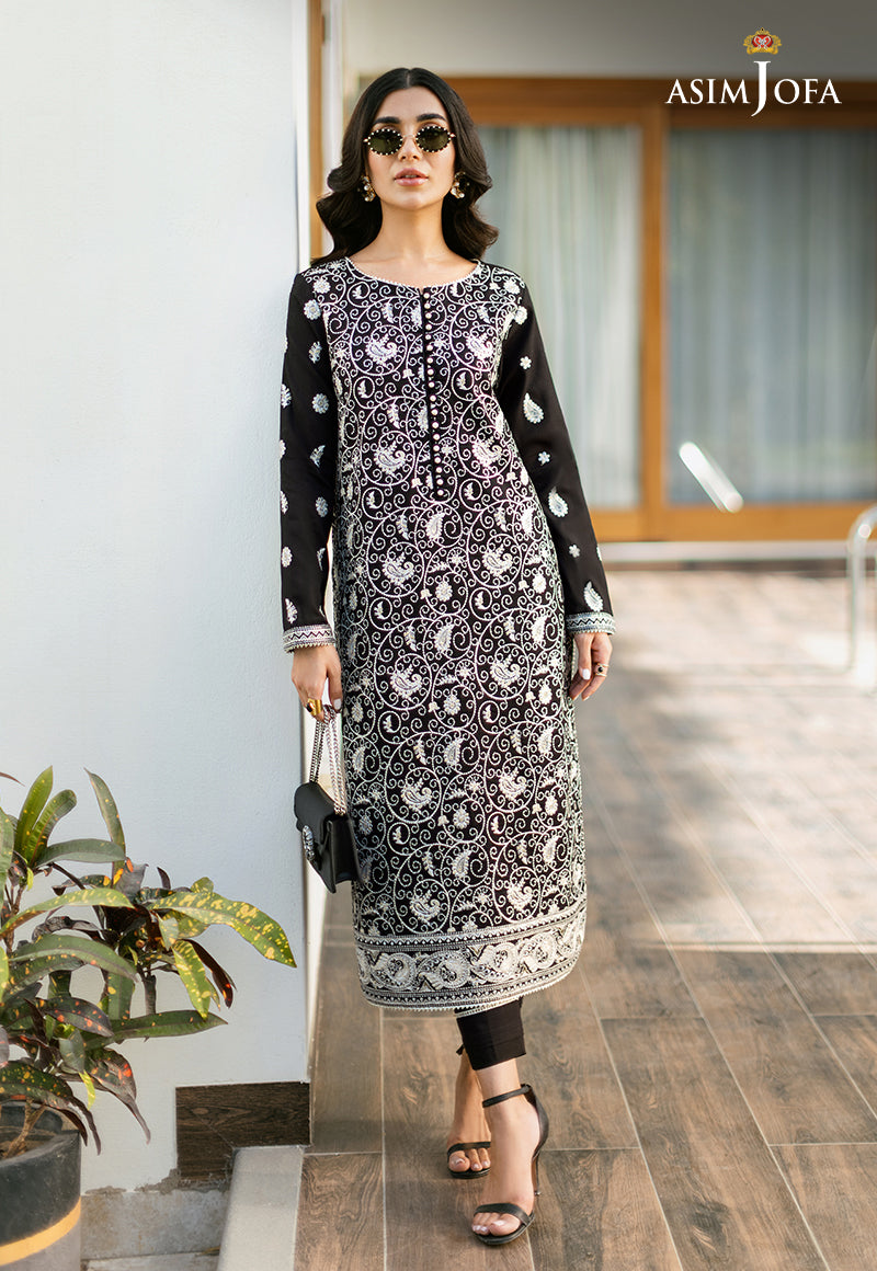 asim jofa casual dresses AJPE-38 EMBROIDERED CAMBRIC 2 PCS