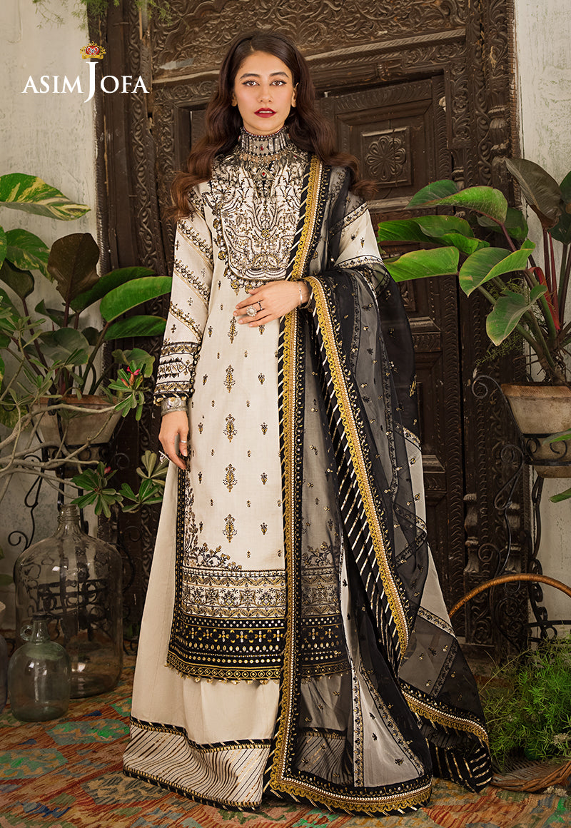 asim jofa dress design Asim Jofa Mehr-o-Mah Festive Formal Collection AJM-10 YourLibaas
